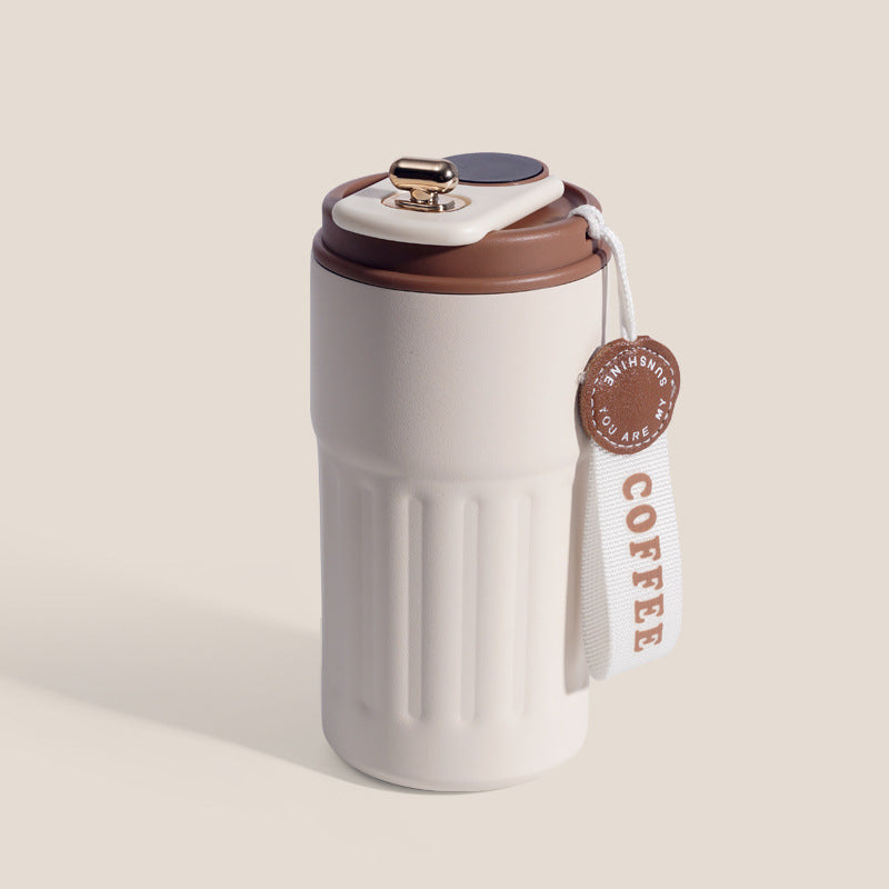 【Fresh Style】Digital Display Coffee Cup 316 Stainless Steel Intelligent Temperature Measurement Thermos Cup