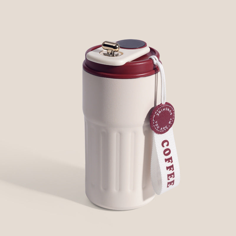 【Fresh Style】Digital Display Coffee Cup 316 Stainless Steel Intelligent Temperature Measurement Thermos Cup