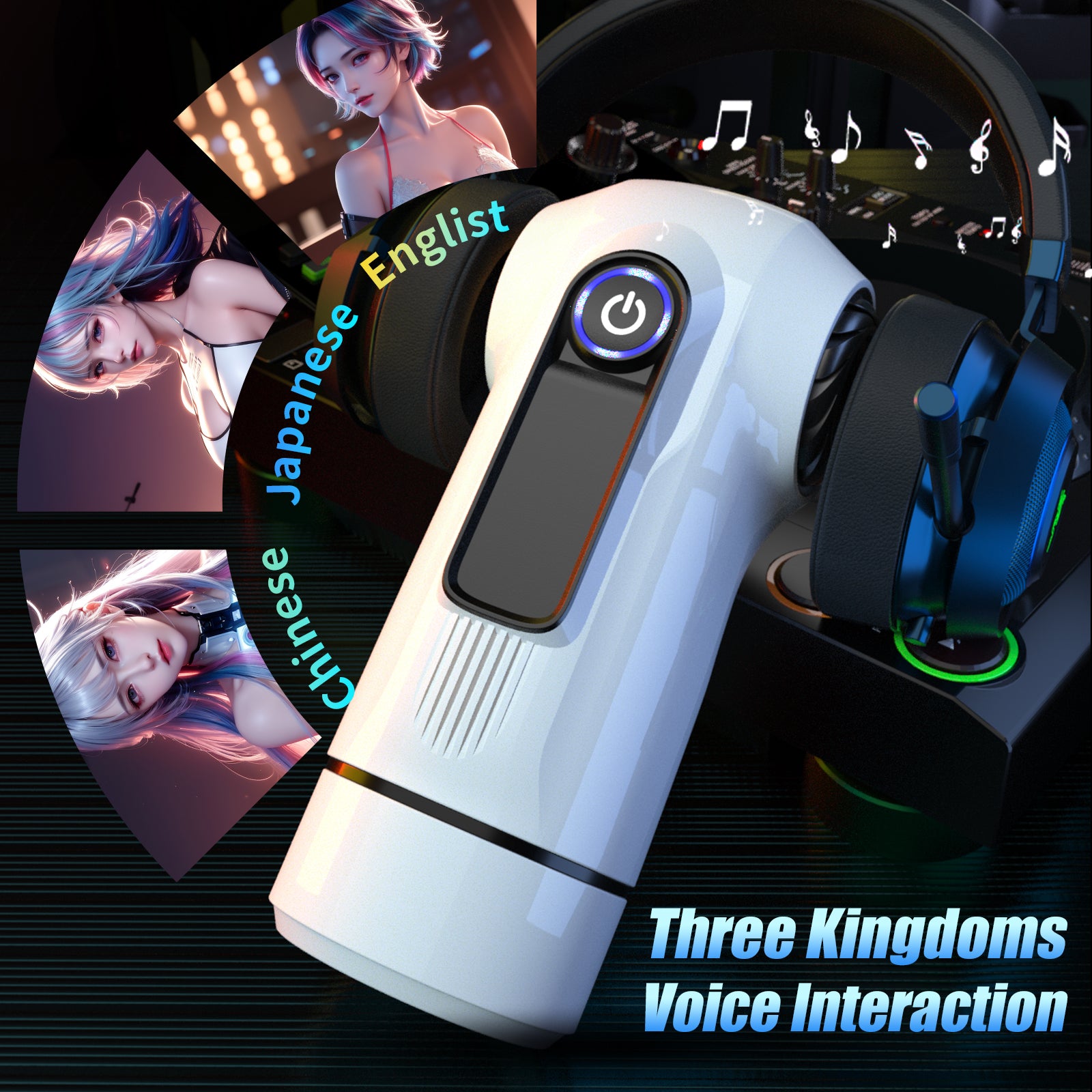 Ergonomic Interactive Wellness Device - App Controlled Smart Vibration Experience