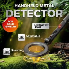 😍Path to wealth😍 High Sensitive Detection LED Flashing Alarm Metal Detector