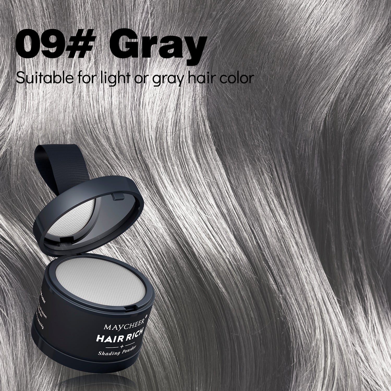 MAYCHEER Contouring & Highlighting Makeup - Forehead Contouring, Sweatproof, Water-resistant, Hairline Powder