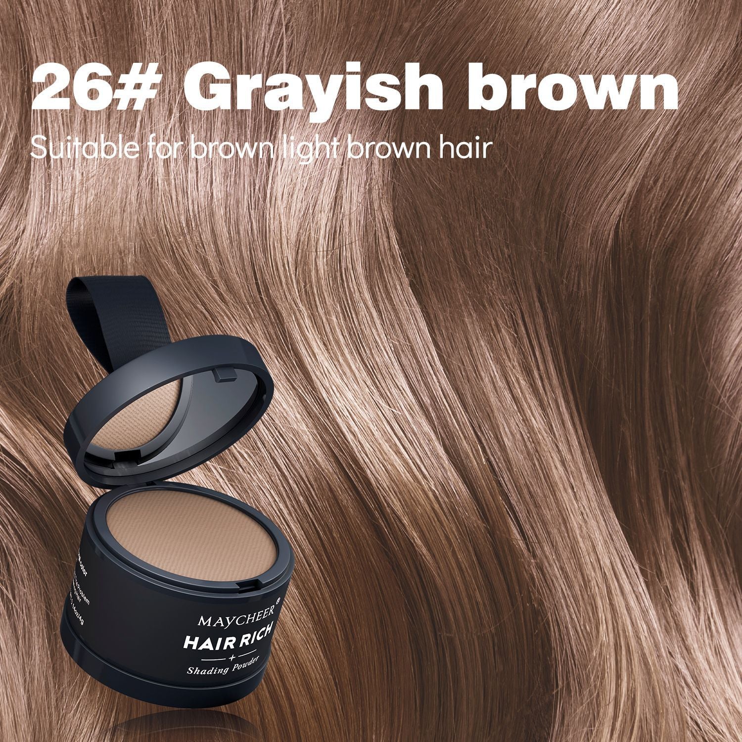 MAYCHEER Contouring & Highlighting Makeup - Forehead Contouring, Sweatproof, Water-resistant, Hairline Powder