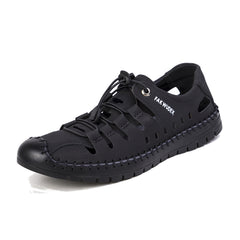 Summer Men's Sandals Beach Outdoor Leather Sandals Soft Leather Sandals