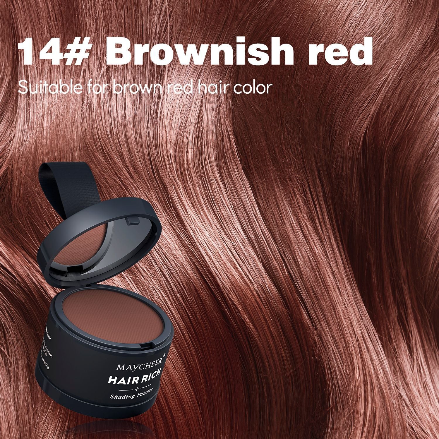 MAYCHEER Contouring & Highlighting Makeup - Forehead Contouring, Sweatproof, Water-resistant, Hairline Powder