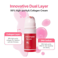 Pink Collagen Bubble Serum | Dual-Layer Micro-Bubble K-Beauty Serum for Firm, Plump & Radiant Skin|Hydrating, Healthy-looking Glow|Collagen, Niacinamide